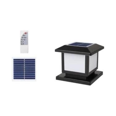 Imagem de Lâmpada Solar LED À Prova d'Água Para Exterior, Luz De Pilar Para Deco