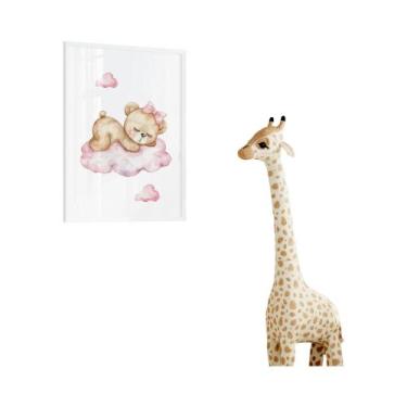 Imagem de Pôster/Pintura Decorativa De Parede Em Lona: Carrossel De Urso Rosa Do