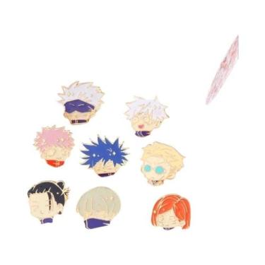 Imagem de Broches De Anime Gojo Satoru E Itadori Yuji, Pins De Personagens De De