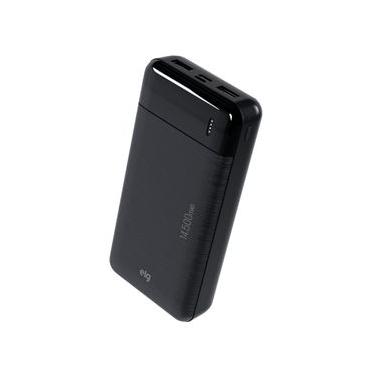 Imagem de Power Bank Carregador Portátil, LED Indicador, 14500mAh 10.5W, Turbo, Preto, PB145BK, ELG
