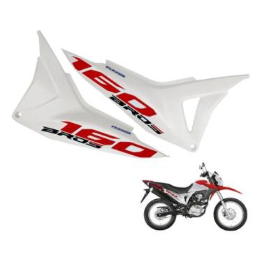 Imagem de Tampa Lateral Nxr Bros 160 modelo 2016 Até 2021 Lado Filtro e Bateria 
