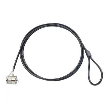 Imagem de Trava para notebook c3tech cs-30 com chave 1,8 metros preto - C3 TECH