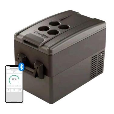 Imagem de Geladeira Portátil Caminhão 31 Litros Preta Bivolt 12v 24v App Bluetoo