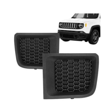 Imagem de Grade Central Parachoque Renegade Longitude 2015 2016 2017 2018 - Marc