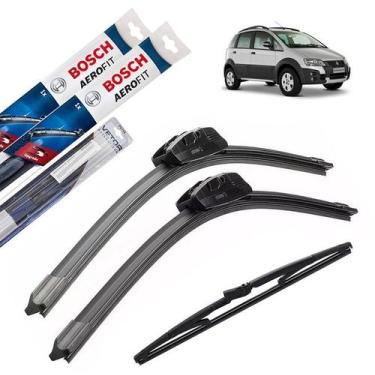 Imagem de Limpador Para-brisa Fiat Idea 2006 2007 2008 2009 + Traseira - Bosch e