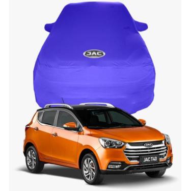 Imagem de Capa de Carro Jac T40 Tecido  Lycra Premium - Cadilhe Capas, Azul Roya