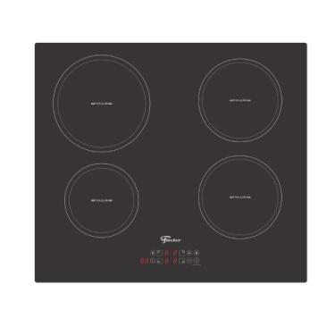 Imagem de Cooktop de Indução 4 Bocas Fischer Vitrocerâmico, Preto, 220V
