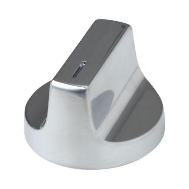 Imagem de Botão Acendedor Cromado para Fogão Brastemp - W10894262, Sem Voltagem