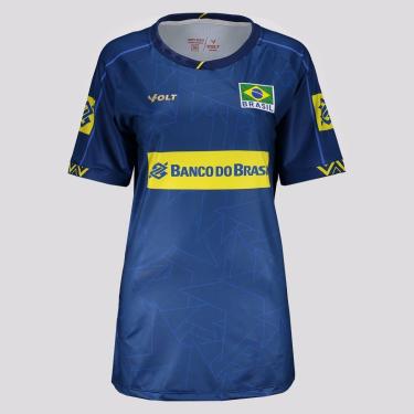 Imagem de Camisa Volt Brasil Vôlei CBV 2025 Feminina-Feminino