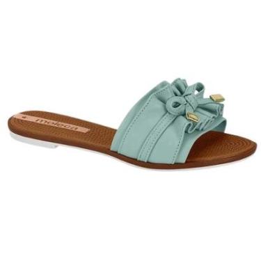 Imagem de Rasteirinha Feminina Moleca Napa Turin/Indigo-Feminino