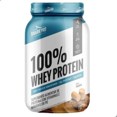 Imagem de 100% Whey Protein Concentrado 900g Shark Pro, Paçoca