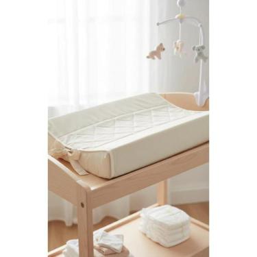 Imagem de Trocador Anatômico Bebê Palha Pérola Conforto Seguro - Congratulations