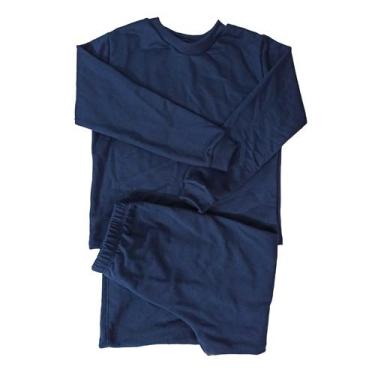 Imagem de Pijama infantil de inverno manga longa menino quentinho moletinho flan