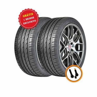 Imagem de Kit 2 Pneus Delinte Aro 15 195/65R15 DH2 91V + Válvulas