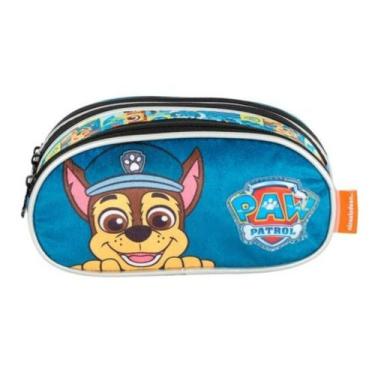 Imagem de Estojo Escolar Infantil Triplo Luxcel Patrulha Canina Cor:Chase, Chase