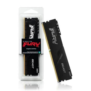 Imagem de Memória Kingston Fury Beast, 16GB RAM, 3200MHz, DDR4 - KF432C16BB/16
