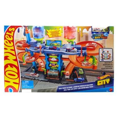 Imagem de Pista Hot Wheels City Lava Rapido Mega Torre Com 1 Carro