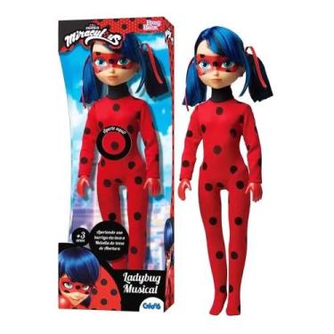 Imagem de Boneca Ladybug Miraculous Musical 45 cm 1864 Baby Brink Novabrink