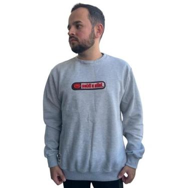 Imagem de Blusa Moletom Masculina Ecko Unltd Gola Careca Cor:CinzaTamanho:P, Cin
