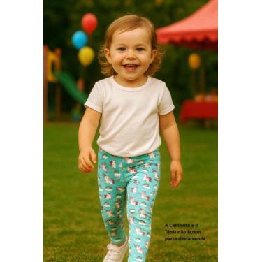 Imagem de Calça Legging Infantil Estampada Menina 4 Anos - Nalu_kids, 4