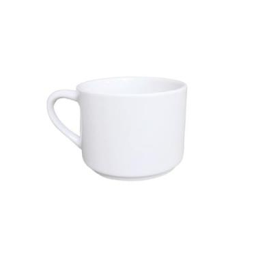 Imagem de Xicara porcelana hotel caneca café chá leite branca - Explosion