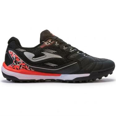 Imagem de Chuteira Society Joma Liga 5 Unissex Preto -, Preto vermelho, 40