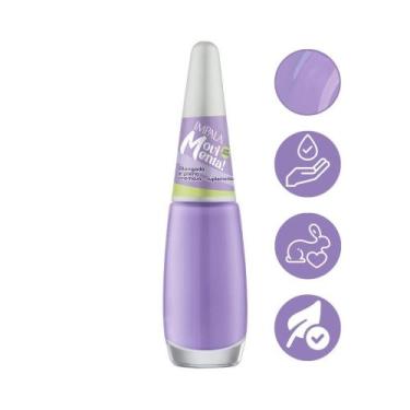 Imagem de Esmalte Cremoso Roxo Alongada Plena Movimenta Impala Unhas