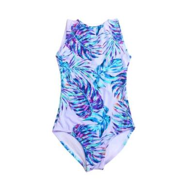 Imagem de Maiô Infantil Proteção UPF50+ Body Purple Forest - Banho Maria, 6