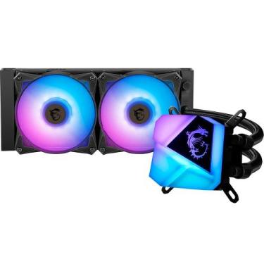 Imagem de Water Cooler MSI MAG Coreliquid C240 , ARGB, 240mm, Intel e AMD, Preto