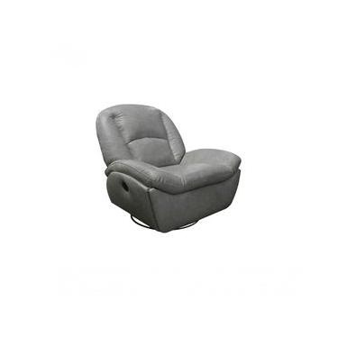 Imagem de Poltrona De Couro Soft Glider Elétrica Soft Gray - Mempra
