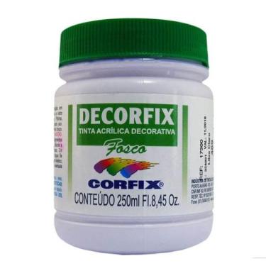 Imagem de Tinta Acrílica Fosca Corfix 250ml para Arte e Artesanato Cor:Lilás Cla