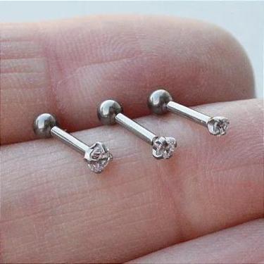Imagem de Microbell reto titânio com zircônia e rosca externa - no-brand, 2MM