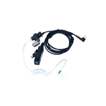 Imagem de KEYBLU Fone de ouvido com tubo acústico de 2 fios com PTT e kit de vigilância de microfone para Motorola Walkie Talkie RDM2070d CP200 CP200d CLS1410 CLS1110 CLS1413 CLS1450