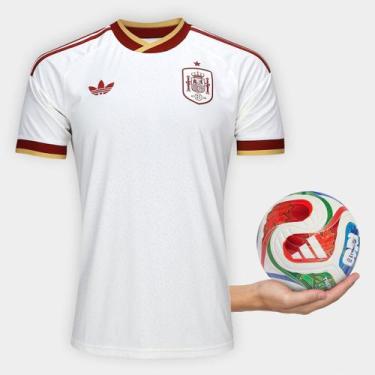 Imagem de Kit Camisa Seleção Espanha Away 2026 Originals + Mini Bola Trionda Adi