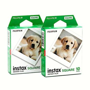 Imagem de Filme Instax Square Fujifilm 20 Fotos para Câmera Sq1 Sq6 Sq20 Borda B