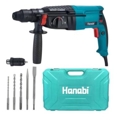 Imagem de Hanabi Martelete Rompedor 110V FuradeiraImpacto 1300W SDS Plus Perfurador
