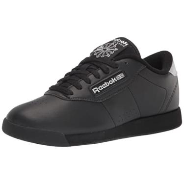 Imagem de Reebok Tênis feminino Princess, Rosa metálico/prata escuro/preto, 6.5