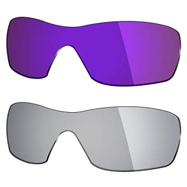 Imagem de 2 pares de lentes polarizadas de substituição da Mryok para óculos de sol Oakley Dart – Opções