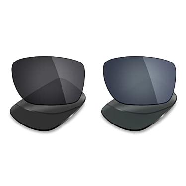 Imagem de Mryok 2 pares de lentes polarizadas de substituição para óculos de sol Oakley Turbine – opções
