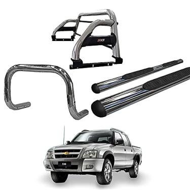 Imagem de Kit Quebra Mato+Santo Ant Duplo +Estr OVAL S10 94/2011 Cromo