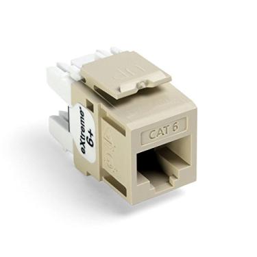 Imagem de Leviton 61110-RI6 Extreme 6+ Conector QuickPort, CAT 6, marfim