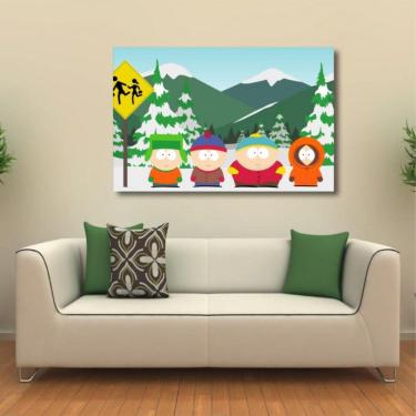 Imagem de Quadro South Park decorativo com Tela em Tecido