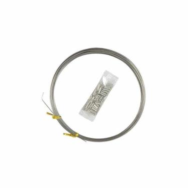 Imagem de Cabo De Aço Revestido Em Nylon P/ Pesca Nickel 20Lb 10M