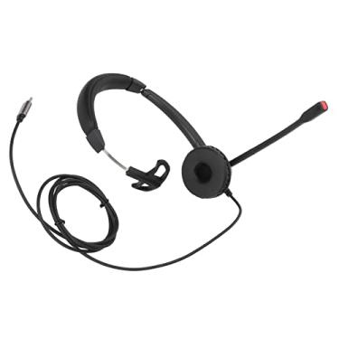 Imagem de Fone de ouvido de telefone, fone de ouvido de call center de telemarketing plug and play