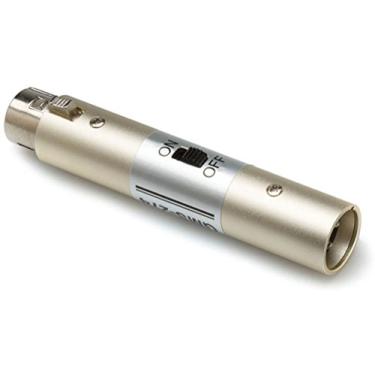 Imagem de HOSA GMS-274 Adaptador de interruptor liga/desliga para microfone de karaokê - XLR3F para XLR3M