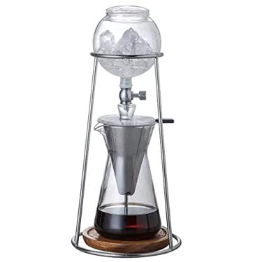 Imagem de Nispira Cafeteira de café gelado a frio, aço inoxidável, 500 ml, vidro borossilicato