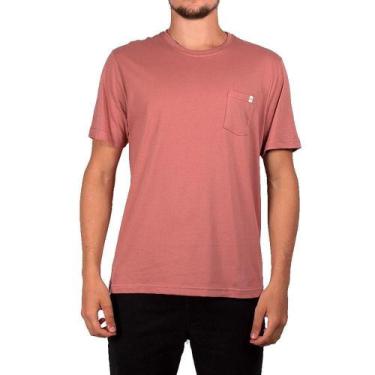 Imagem de Camiseta Rip Curl Plain Pocket Masculina Rosa