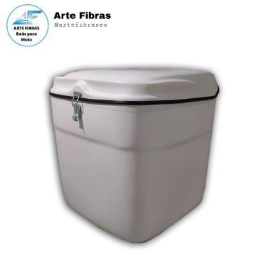 Imagem de Baú Grande Para Moto 115 Litros Reforçado P/motoboy Em Fibra