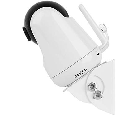 Imagem de Uogw Suporte para monitor de bebê VAVA VA-IH006/VA-IH009/HiPP, suporte de parede de ângulo ajustável, material de liga de alumínio (branco)