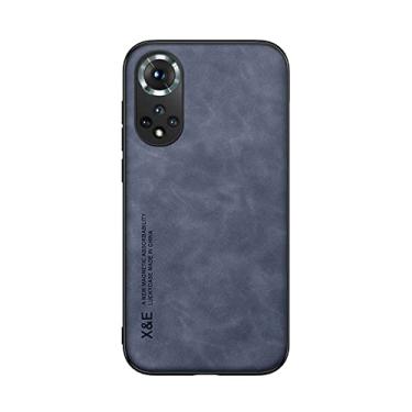 Imagem de Kepuch Silklike Capa para Huawei Nova 9/Honor 50 - Case Placa de Metal Embutida para Huawei Nova 9/Honor 50 - Azul
